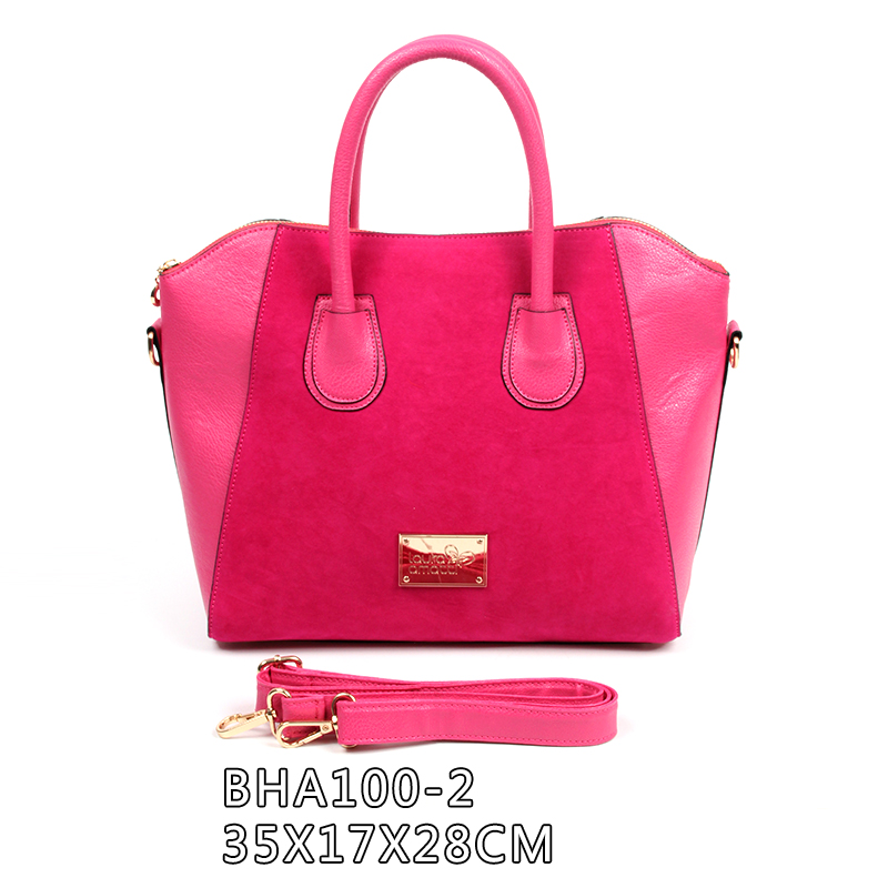 Newest designer hot pink bag smile bag
